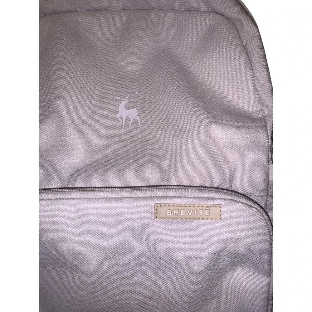 Brevite The Jumper‎ Camera Backpack Unisex Light Gray Laptop Pockets Techwear